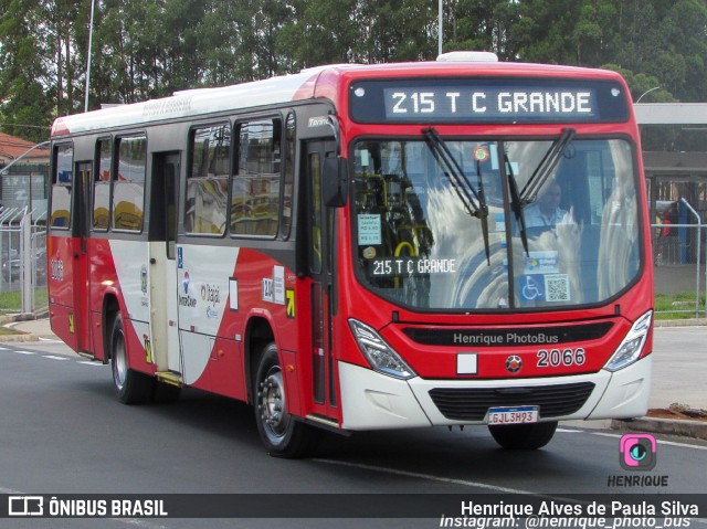 Itajaí Transportes Coletivos 2066 na cidade de Campinas, São Paulo, Brasil, por Henrique Alves de Paula Silva. Número da foto: #10877011.