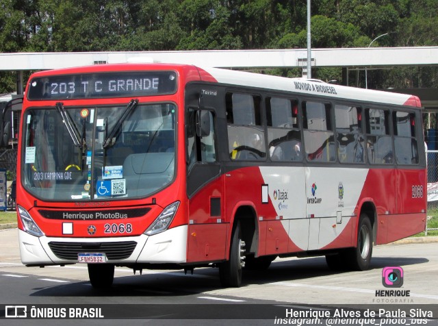Itajaí Transportes Coletivos 2068 na cidade de Campinas, São Paulo, Brasil, por Henrique Alves de Paula Silva. Número da foto: #10877009.