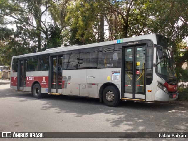 Auto Viação Transcap 8 5583 na cidade de São Paulo, São Paulo, Brasil, por Fábio Paixão. ID da foto: 10876140.