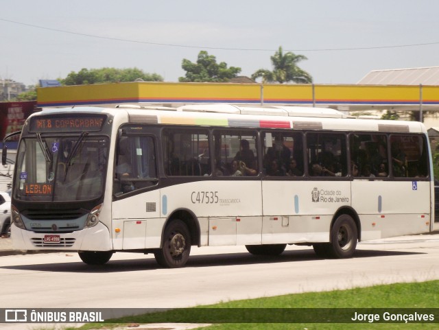 Viação Redentor C47535 na cidade de Rio de Janeiro, Rio de Janeiro, Brasil, por Jorge Gonçalves. Número da foto: #10876521.