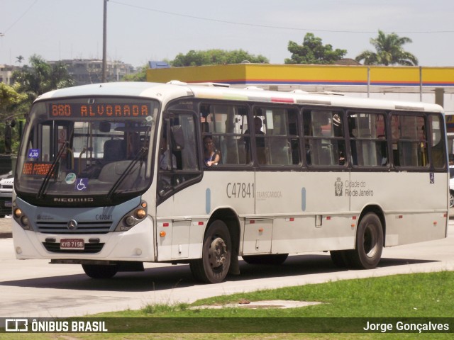 Viação Redentor C47841 na cidade de Rio de Janeiro, Rio de Janeiro, Brasil, por Jorge Gonçalves. ID da foto: 10876514.