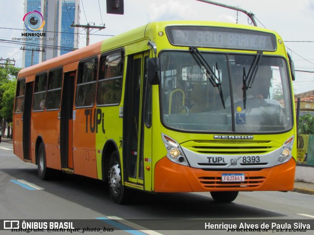 TUPi Transportes Urbanos Piracicaba 8393 na cidade de Piracicaba, São Paulo, Brasil, por Henrique Alves de Paula Silva. Número da foto: #10877081.