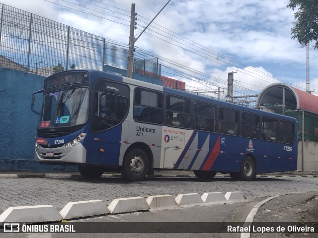 ATT - Alto Tietê Transportes 47.209 na cidade de Poá, São Paulo, Brasil, por Rafael Lopes de Oliveira. Número da foto: #10878314.