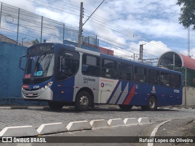 ATT - Alto Tietê Transportes 47.209 na cidade de Poá, São Paulo, Brasil, por Rafael Lopes de Oliveira. ID da foto: 10878314.