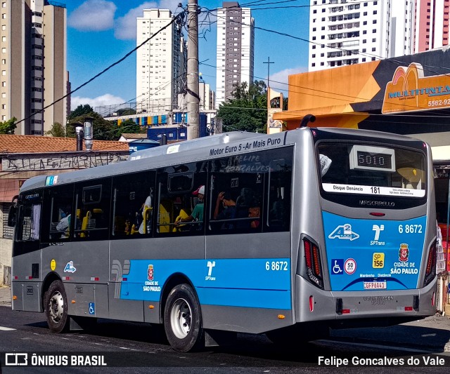 Cooper Líder > A2 Transportes 6 8672 na cidade de São Paulo, São Paulo, Brasil, por Felipe Goncalves do Vale. Número da foto: #10876729.