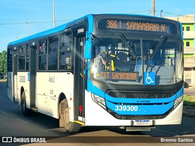 Urbi Mobilidade Urbana 339300 na cidade de Samambaia, Distrito Federal, Brasil, por Brenno Santos. ID da foto: 10877345.