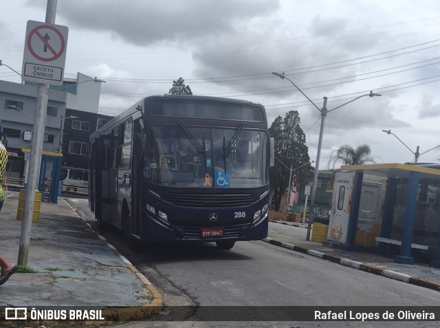 Radial Transporte Coletivo 288 na cidade de Poá, São Paulo, Brasil, por Rafael Lopes de Oliveira. ID da foto: 10878306.