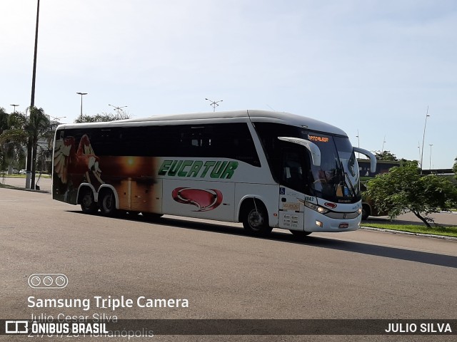Eucatur - Empresa União Cascavel de Transportes e Turismo 4942 na cidade de Florianópolis, Santa Catarina, Brasil, por JULIO SILVA. Número da foto: #10876016.