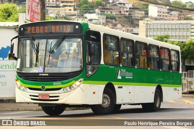 Viação Leopoldinense 31000 na cidade de Leopoldina, Minas Gerais, Brasil, por Paulo Henrique Pereira Borges. ID da foto: 10878453.