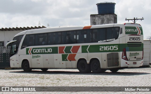 Empresa Gontijo de Transportes 21605 na cidade de Rio Largo, Alagoas, Brasil, por Müller Peixoto. ID da foto: 10877502.