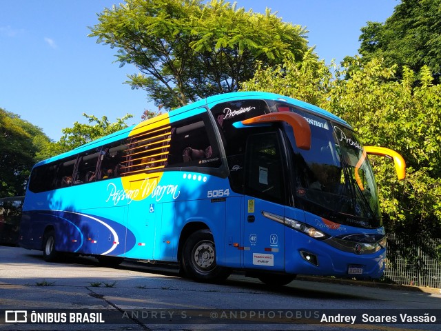 Empresa de Ônibus Pássaro Marron 5054 na cidade de São Paulo, São Paulo, Brasil, por Andrey  Soares Vassão. Número da foto: #10879403.