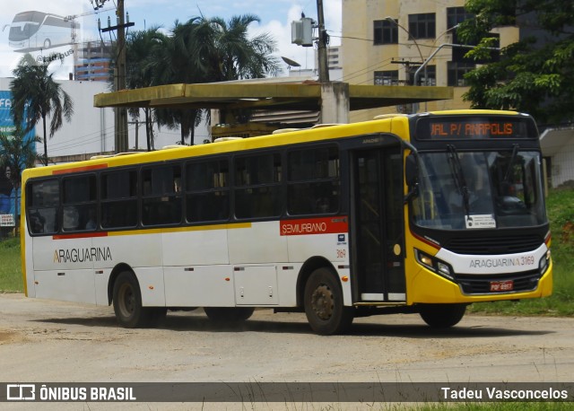 Viação Araguarina 3169 na cidade de Anápolis, Goiás, Brasil, por Tadeu Vasconcelos. Número da foto: #10882224.