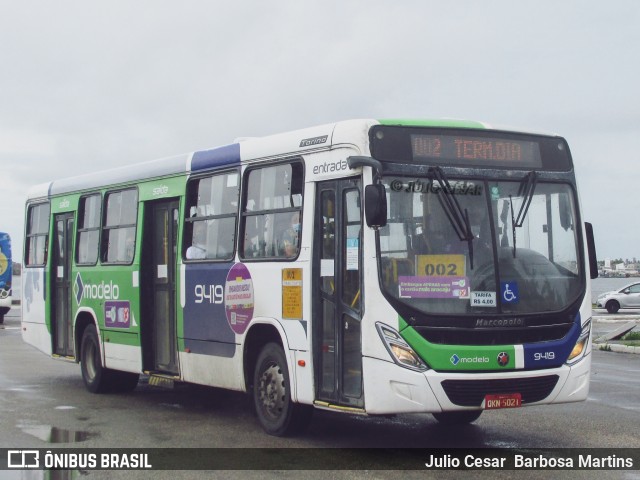 Viação Modelo 9419 na cidade de Aracaju, Sergipe, Brasil, por Julio Cesar  Barbosa Martins. Número da foto: #10879375.