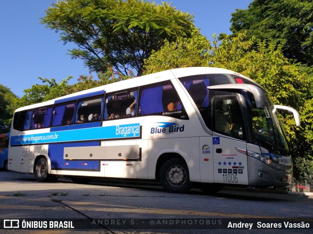 Auto Viação Bragança 11006 na cidade de São Paulo, São Paulo, Brasil, por Andrey  Soares Vassão. ID da foto: 10879401.