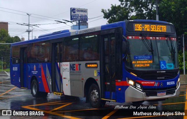 Next Mobilidade - ABC Sistema de Transporte 80.935 na cidade de São Bernardo do Campo, São Paulo, Brasil, por Matheus dos Anjos Silva. ID da foto: 10881931.