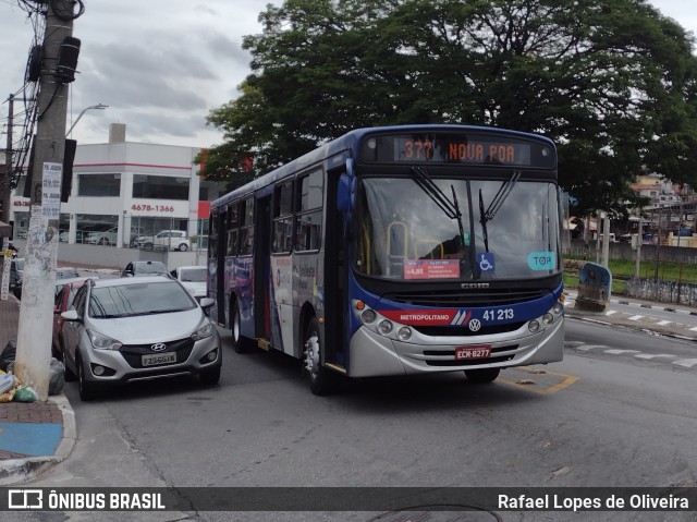 Radial Transporte Coletivo 41.213 na cidade de Ferraz de Vasconcelos, São Paulo, Brasil, por Rafael Lopes de Oliveira. Número da foto: #10881857.
