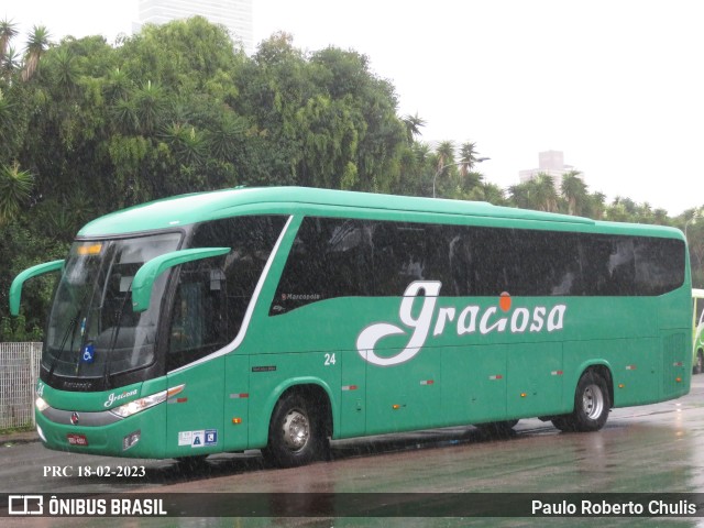 Viação Graciosa 24 na cidade de Curitiba, Paraná, Brasil, por Paulo Roberto Chulis. Número da foto: #10882196.