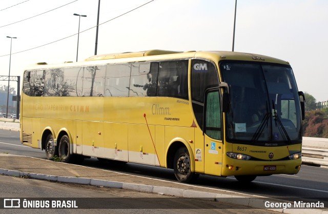 Viação Itapemirim 8657 na cidade de São Paulo, São Paulo, Brasil, por George Miranda. ID da foto: 10882548.