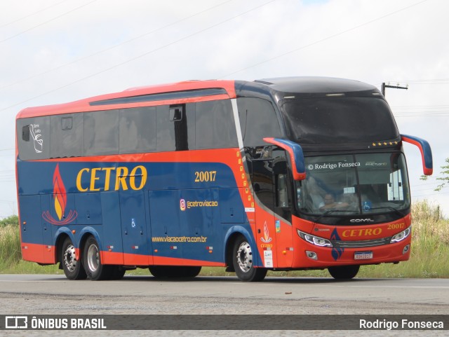 Viação Cetro 20017 na cidade de Messias, Alagoas, Brasil, por Rodrigo Fonseca. Número da foto: #10880884.