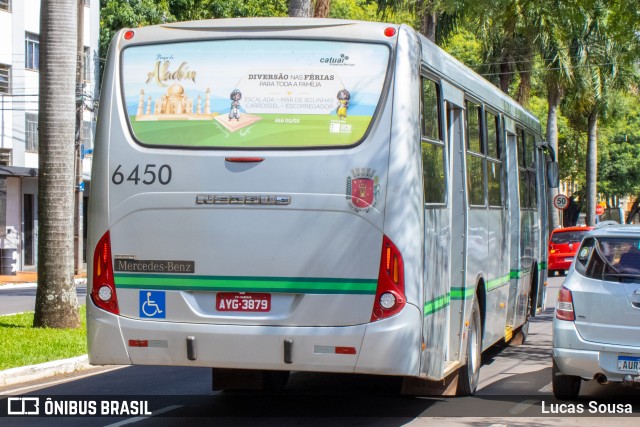 TCCC - Transporte Coletivo Cidade Canção 6450 na cidade de Maringá, Paraná, Brasil, por Lucas Sousa. ID da foto: 10880490.