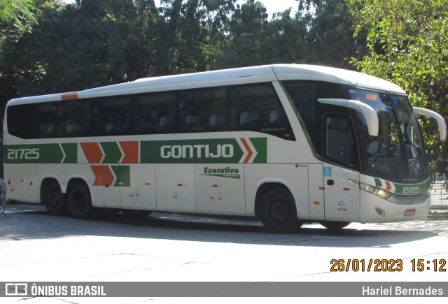 Empresa Gontijo de Transportes 21725 na cidade de São Paulo, São Paulo, Brasil, por Hariel Bernades. ID da foto: 10880761.