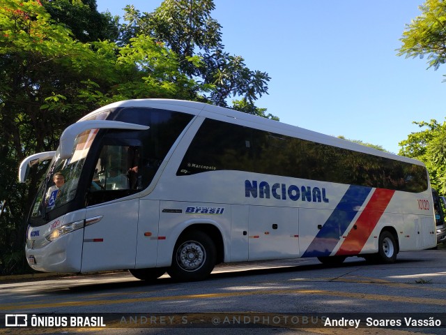 Expresso Nacional de Luxo 10120 na cidade de São Paulo, São Paulo, Brasil, por Andrey  Soares Vassão. Número da foto: #10881358.