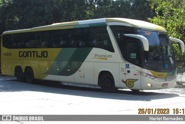 Empresa Gontijo de Transportes 19305 na cidade de São Paulo, São Paulo, Brasil, por Hariel Bernades. Número da foto: #10880756.
