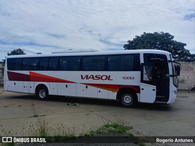 ViaSol Transportes Rodoviários 113061 na cidade de Araras, São Paulo, Brasil, por Rogerio Antunes. Número da foto: #10881246.