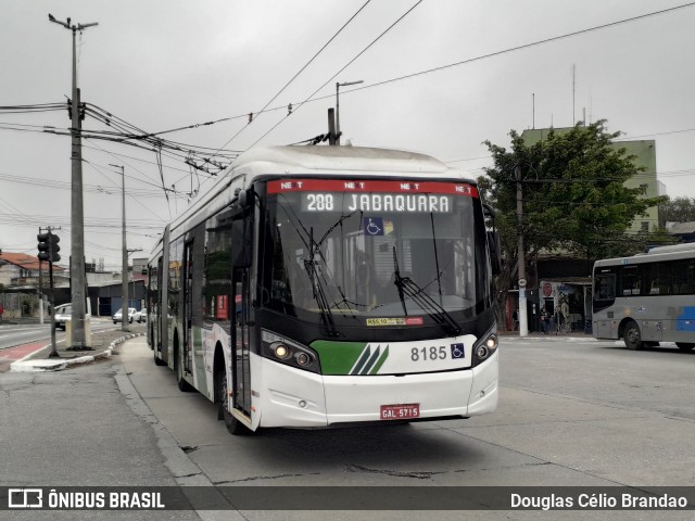 Next Mobilidade - ABC Sistema de Transporte 8185 na cidade de São Paulo, São Paulo, Brasil, por Douglas Célio Brandao. ID da foto: 10881903.