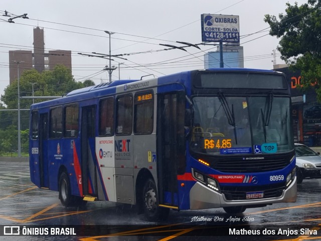 Next Mobilidade - ABC Sistema de Transporte 80.959 na cidade de São Bernardo do Campo, São Paulo, Brasil, por Matheus dos Anjos Silva. ID da foto: 10881749.