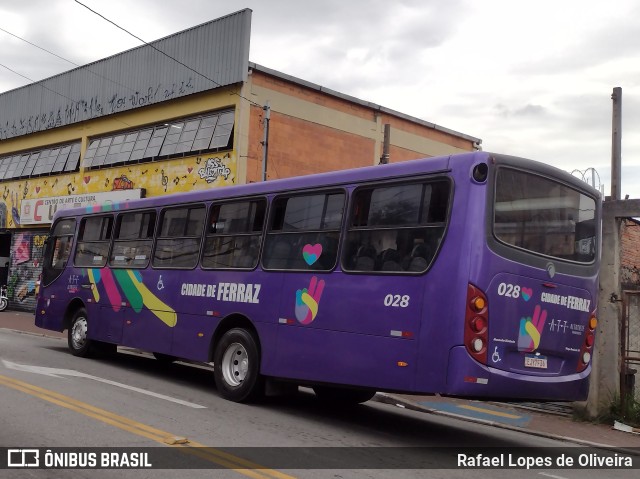 ATT - Alto Tietê Transportes Ferraz de Vasconcelos 028 na cidade de Ferraz de Vasconcelos, São Paulo, Brasil, por Rafael Lopes de Oliveira. Número da foto: #10881809.