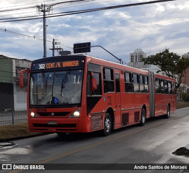 Cristo Rei > CCD Transporte Coletivo > SPE Via Mobilidade S/A DE698 na cidade de Curitiba, Paraná, Brasil, por Andre Santos de Moraes. ID da foto: 10880594.