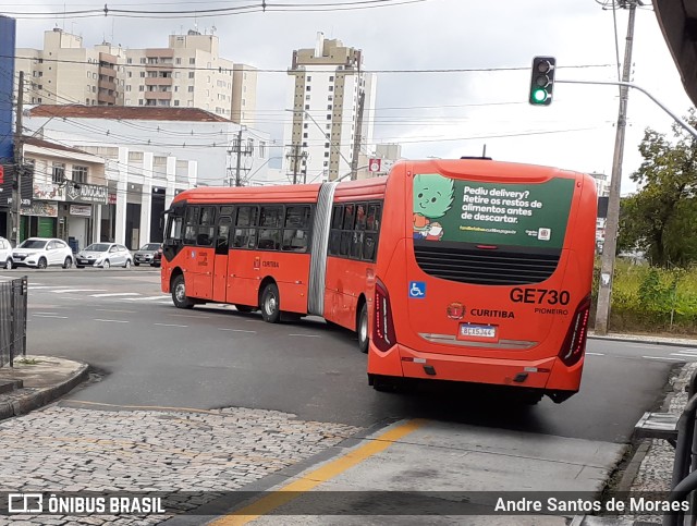 Viação Cidade Sorriso GE730 na cidade de Curitiba, Paraná, Brasil, por Andre Santos de Moraes. ID da foto: 10883111.