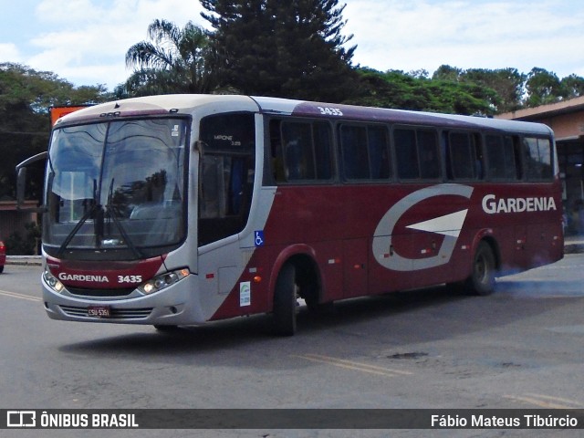 Expresso Gardenia 3435 na cidade de Três Corações, Minas Gerais, Brasil, por Fábio Mateus Tibúrcio. ID da foto: 10883386.