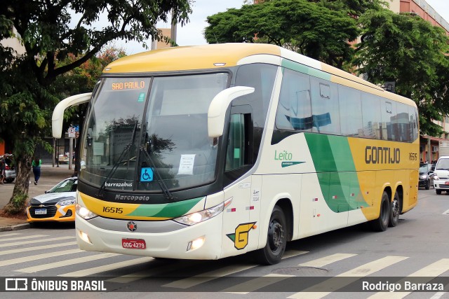 Empresa Gontijo de Transportes 16515 na cidade de Belo Horizonte, Minas Gerais, Brasil, por Rodrigo Barraza. ID da foto: 10883888.