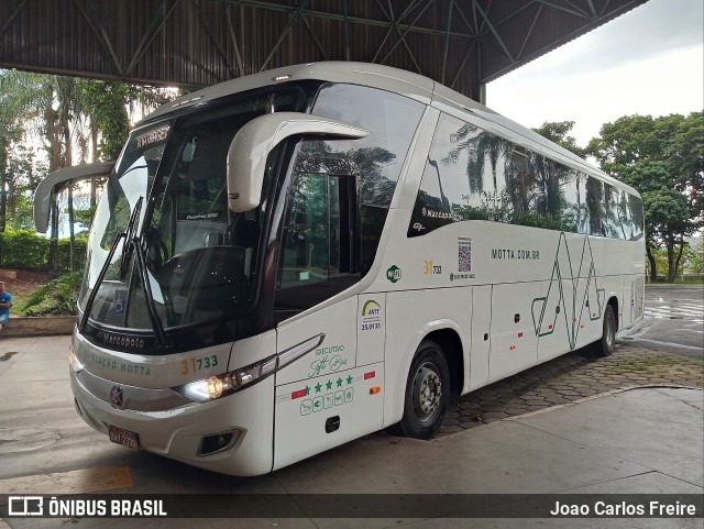 Viação Motta 31733 na cidade de Bauru, São Paulo, Brasil, por Joao Carlos Freire. ID da foto: 10882737.