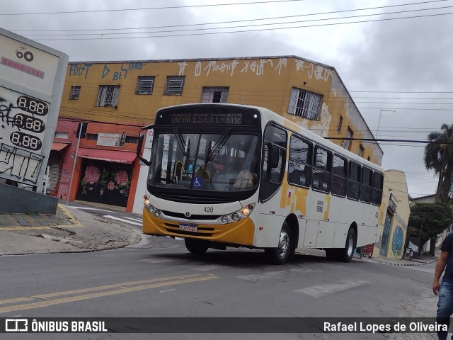 ATT - Alto Tietê Transportes Ferraz de Vasconcelos 420 na cidade de Ferraz de Vasconcelos, São Paulo, Brasil, por Rafael Lopes de Oliveira. Número da foto: #10883690.