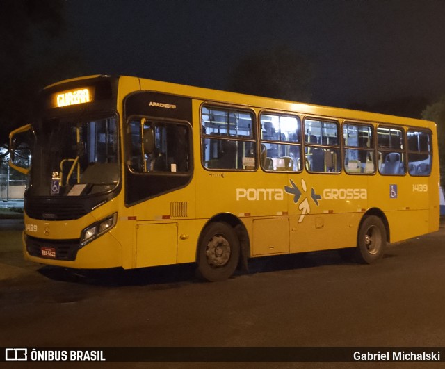 VCG - Viação Campos Gerais 1439 na cidade de Ponta Grossa, Paraná, Brasil, por Gabriel Michalski. Número da foto: #10885613.