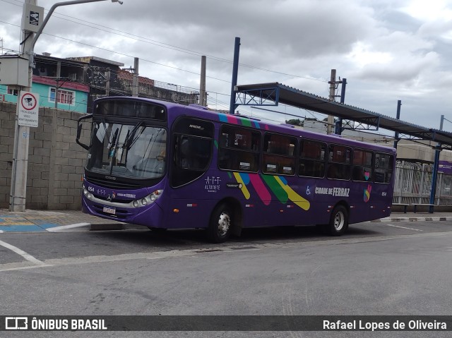 ATT - Alto Tietê Transportes Ferraz de Vasconcelos 054 na cidade de Ferraz de Vasconcelos, São Paulo, Brasil, por Rafael Lopes de Oliveira. Número da foto: #10883657.