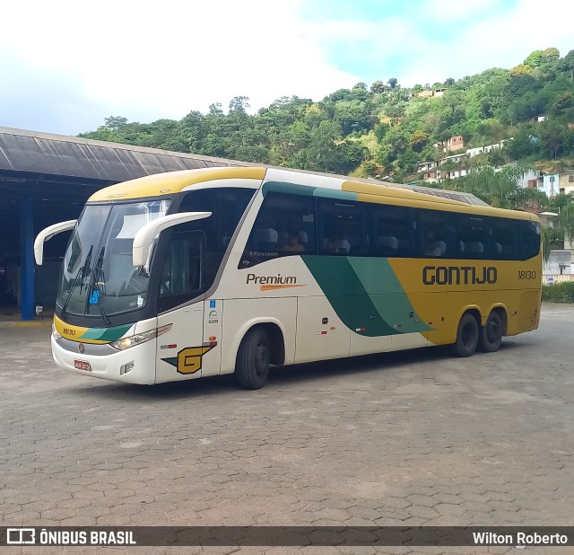 Empresa Gontijo de Transportes 18130 na cidade de Mantena, Minas Gerais, Brasil, por Wilton Roberto. ID da foto: 10885592.