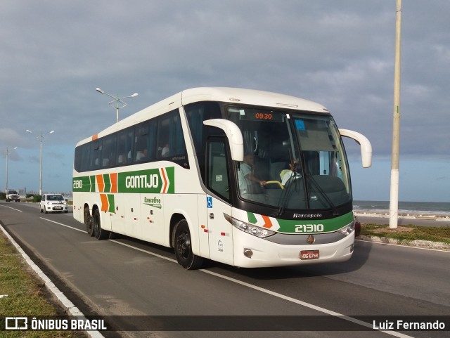 Empresa Gontijo de Transportes 21310 na cidade de Maceió, Alagoas, Brasil, por Luiz Fernando. ID da foto: 10883372.