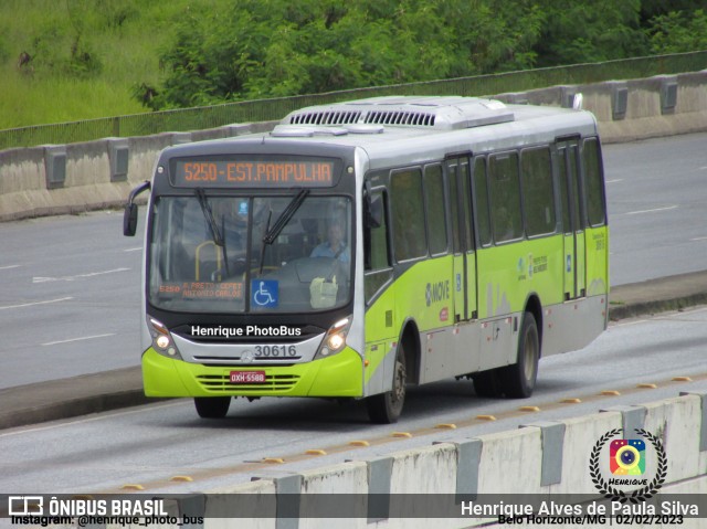 Bettania Ônibus 30616 na cidade de Belo Horizonte, Minas Gerais, Brasil, por Henrique Alves de Paula Silva. ID da foto: 10885386.