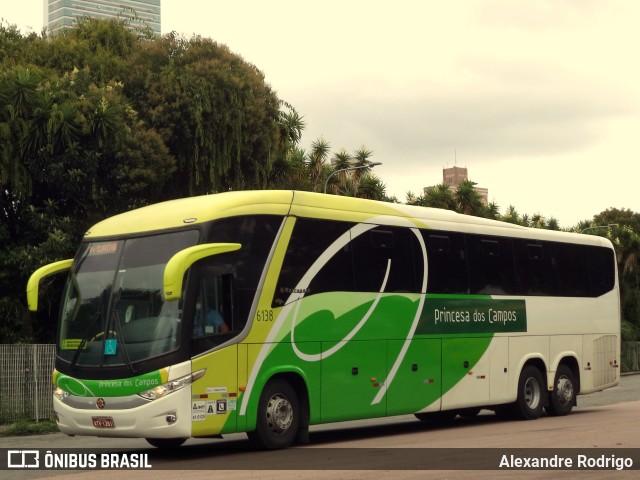 Expresso Princesa dos Campos 6138 na cidade de Curitiba, Paraná, Brasil, por Alexandre Rodrigo. ID da foto: 10883887.