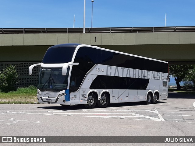 Auto Viação Catarinense 321303 na cidade de Florianópolis, Santa Catarina, Brasil, por JULIO SILVA. ID da foto: 10882892.