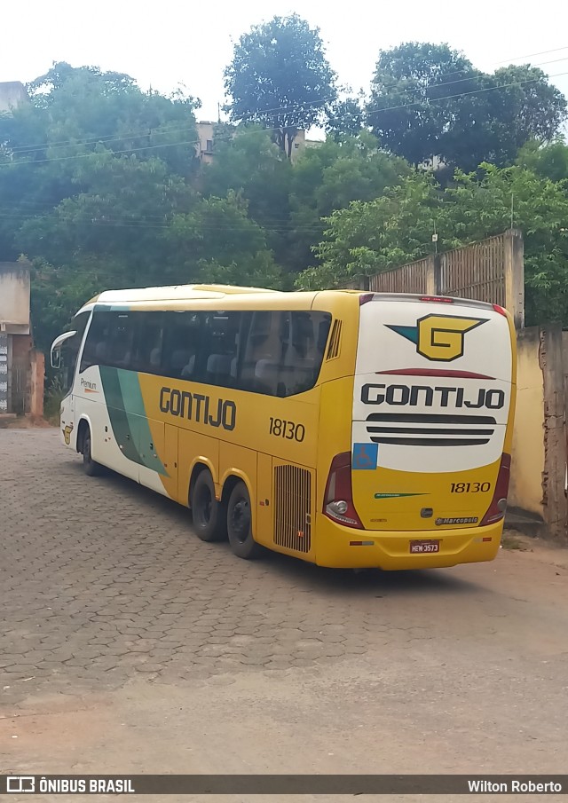 Empresa Gontijo de Transportes 18130 na cidade de Mantena, Minas Gerais, Brasil, por Wilton Roberto. ID da foto: 10885602.