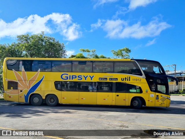UTIL - União Transporte Interestadual de Luxo 11912 na cidade de Mogi das Cruzes, São Paulo, Brasil, por Douglas Alvim. Número da foto: #10885985.