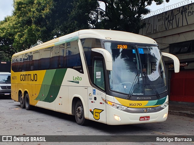 Empresa Gontijo de Transportes 16070 na cidade de Belo Horizonte, Minas Gerais, Brasil, por Rodrigo Barraza. Número da foto: #10883867.