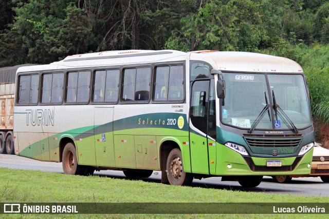 Turin Transportes 2120 na cidade de Conselheiro Lafaiete, Minas Gerais, Brasil, por Lucas Oliveira. Número da foto: #10836376.