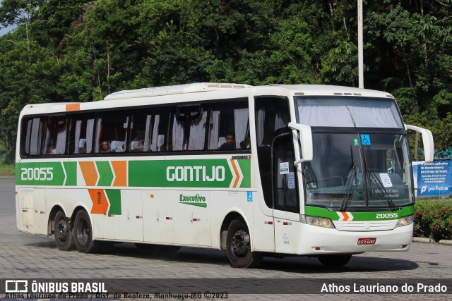 Empresa Gontijo de Transportes 20055 na cidade de Manhuaçu, Minas Gerais, Brasil, por Athos Lauriano do Prado. Número da foto: #10889304.
