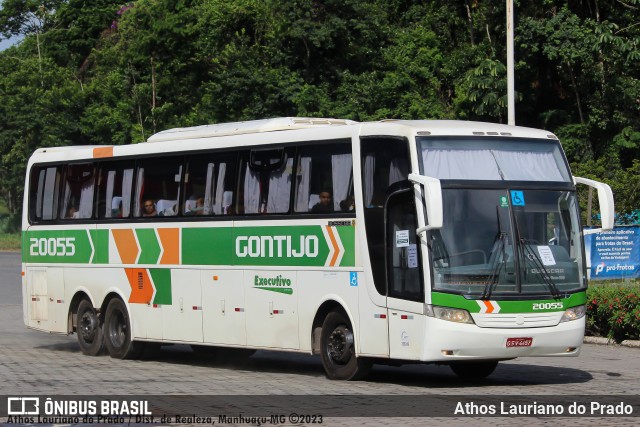 Empresa Gontijo de Transportes 20055 na cidade de Manhuaçu, Minas Gerais, Brasil, por Athos Lauriano do Prado. ID da foto: 10889304.